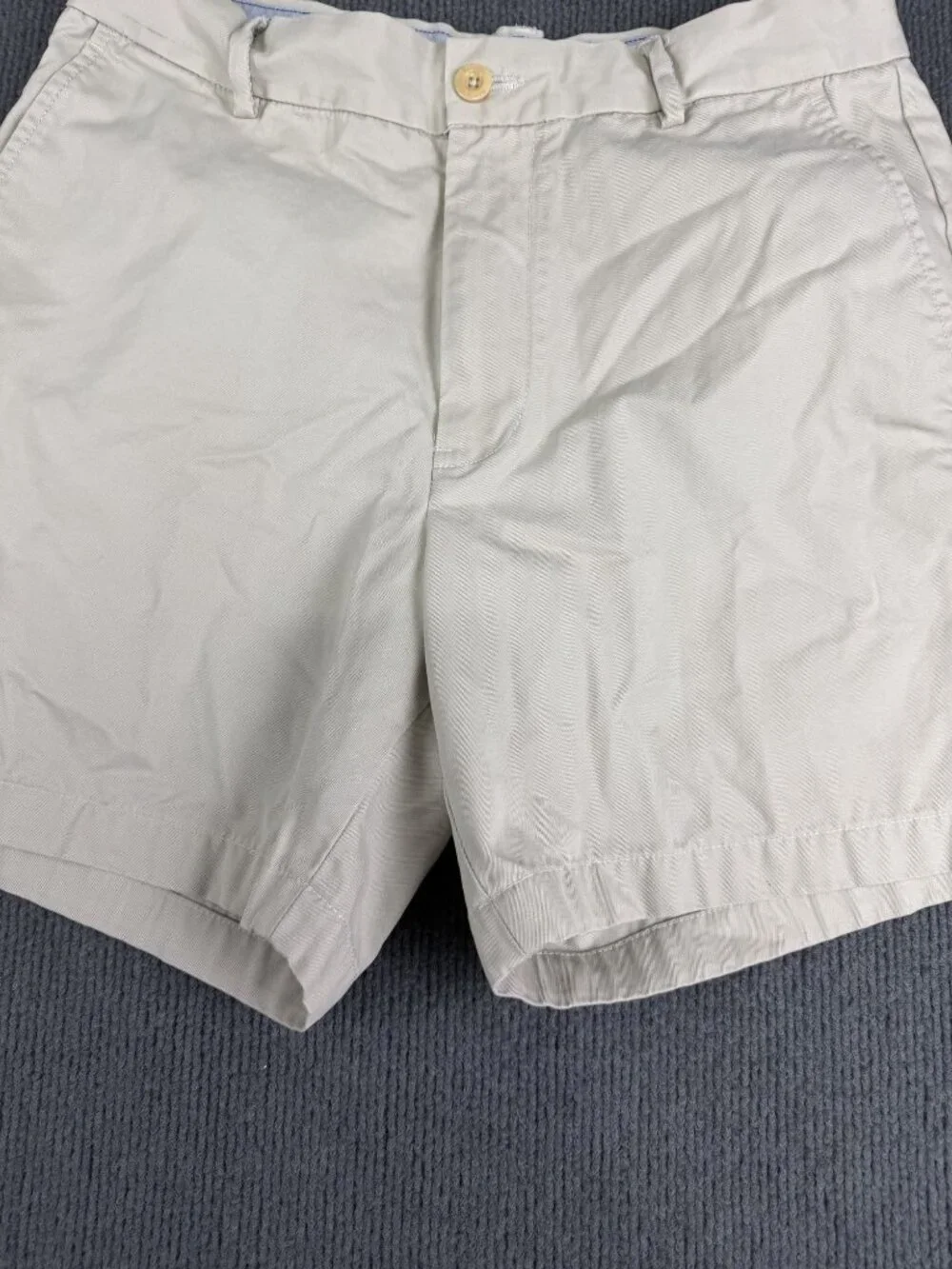 Banana Republic Mens Khaki Chino Shorts Size 33 Beige